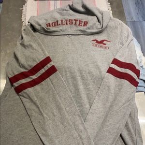 Hollister light hoodie shirt hooded long sleeve